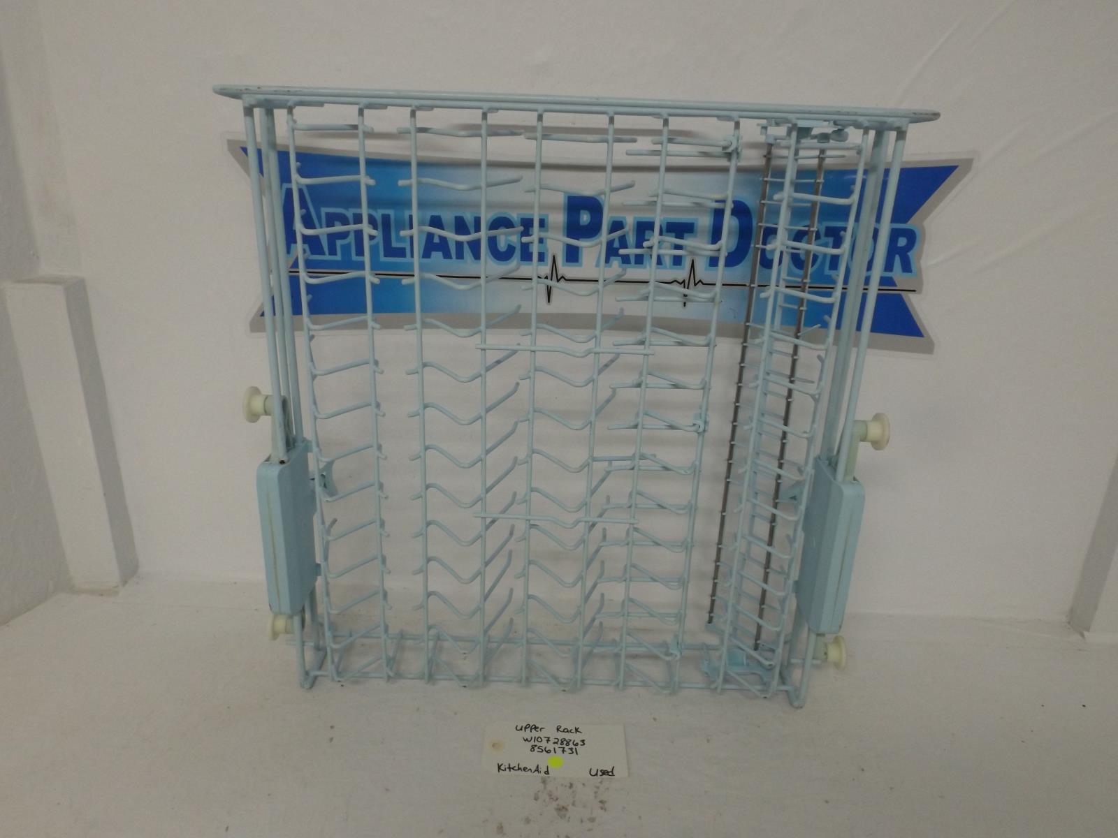 KitchenAid Dishwasher W10728863 8561731 Upper Rack Used KitchenAid Dishwasher W10728863 8561731 Upper Rack Used